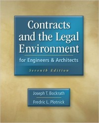 Image of Contracts and the legal environment for engineers & architects