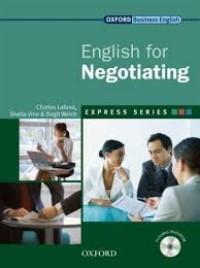 Image of English for Negotiating
