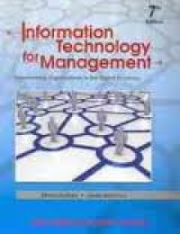 Image of Information technology for management : transforming organizations in the digital economy