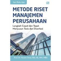 Image of Metode Riset Manajemen Perusahaan