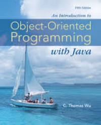 Image of An introduction to object-oriented programming with Java