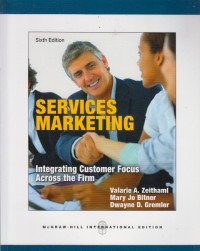 Image of Services Marketing : Integrating Customer Focus Across The Firm